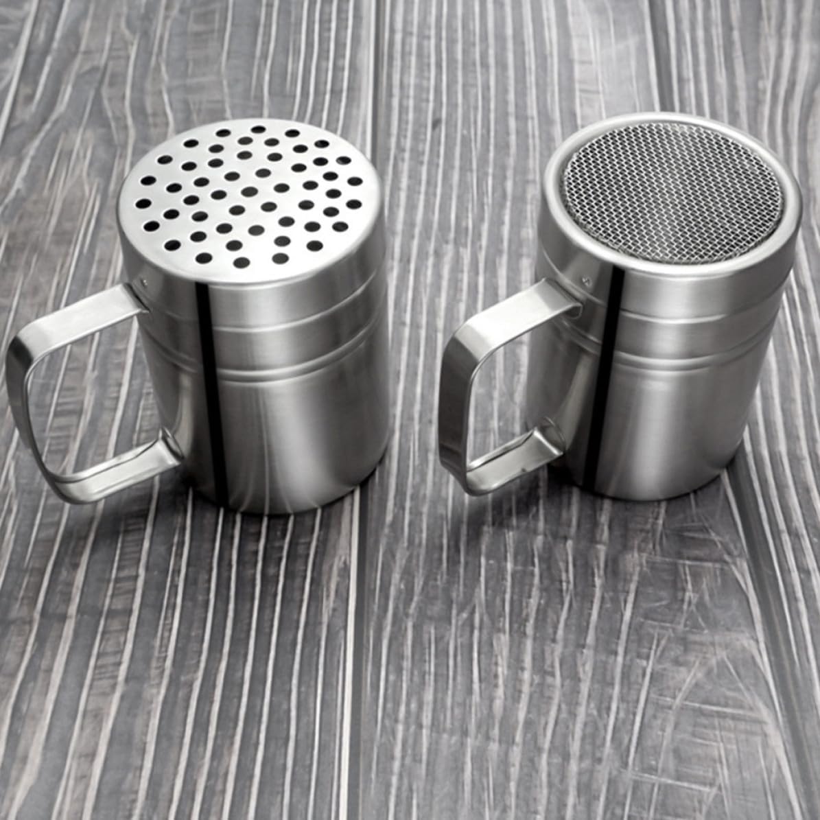 OSALADI Stainless Steel Seasoning Can with Removable Lid, Multiple Holes