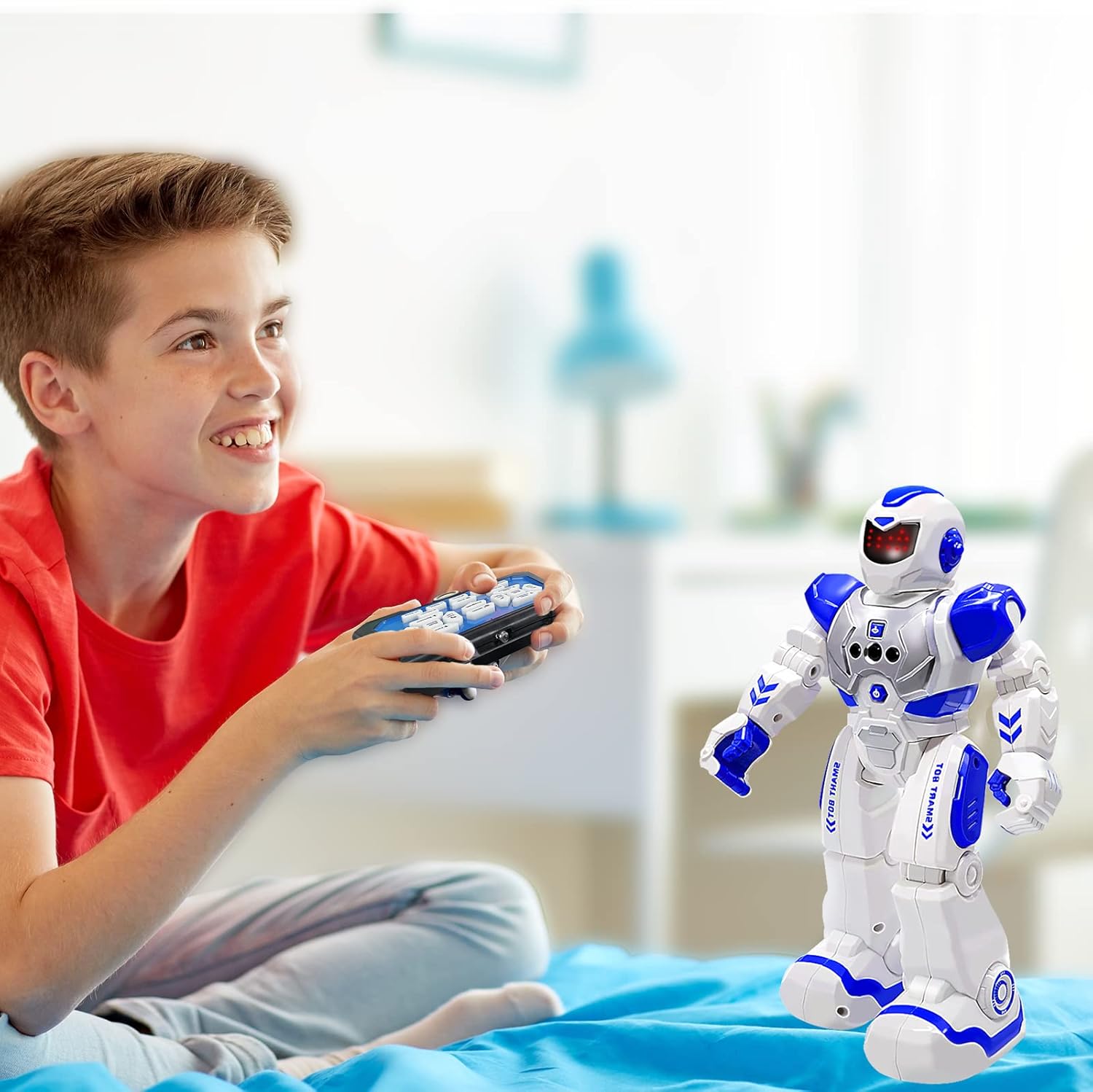 Buy BIBIELF RC Robot Toys for Kids, Gesture & Sensing Programmable Remote Control Robot for Age