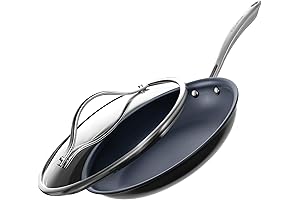 Introducing the Laser Titanium 12" Fry Pan - Your Culinary Companion for Unrivaled Performance