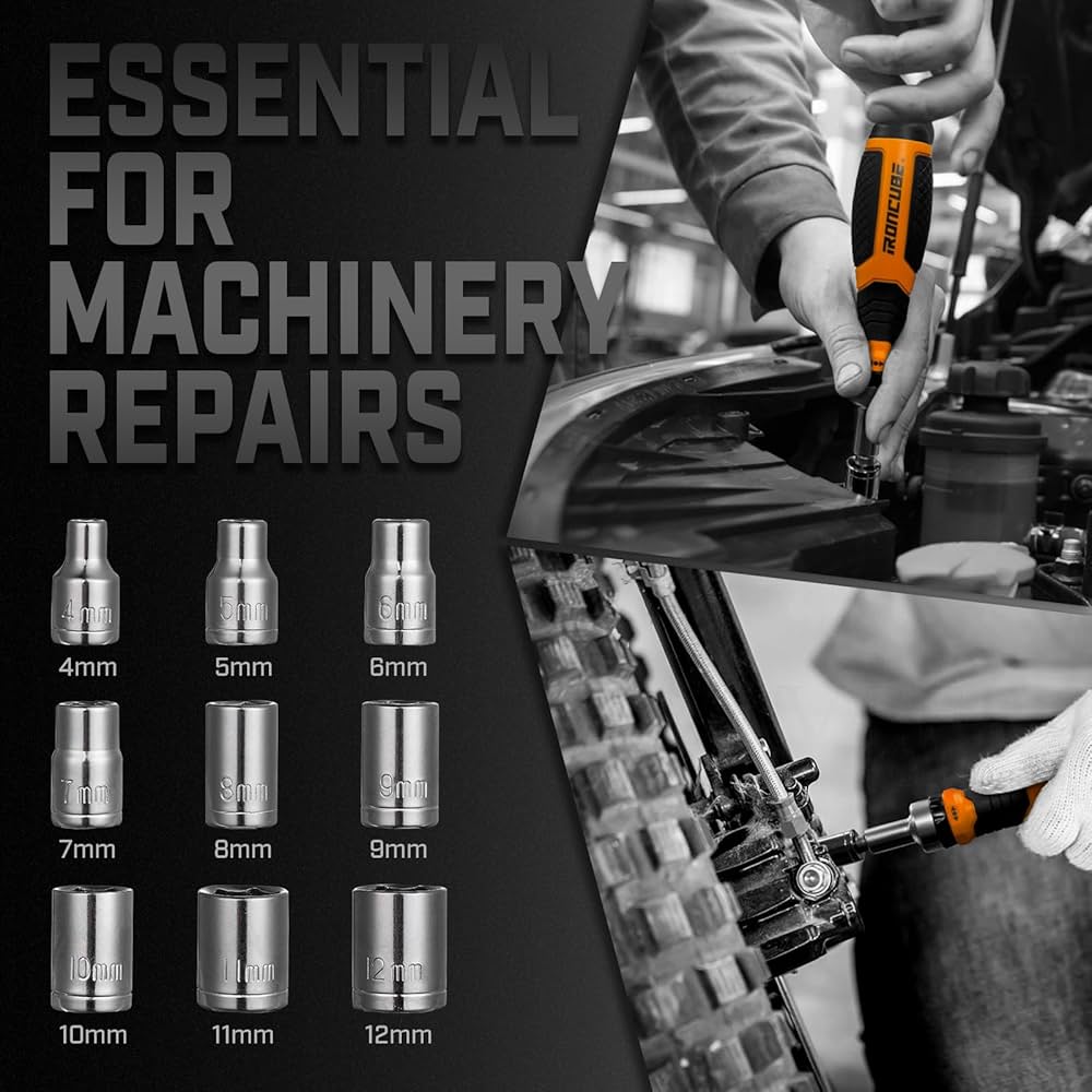 Amazon.com: IRONCUBE Ratcheting Screwdriver Set: 56-Piece