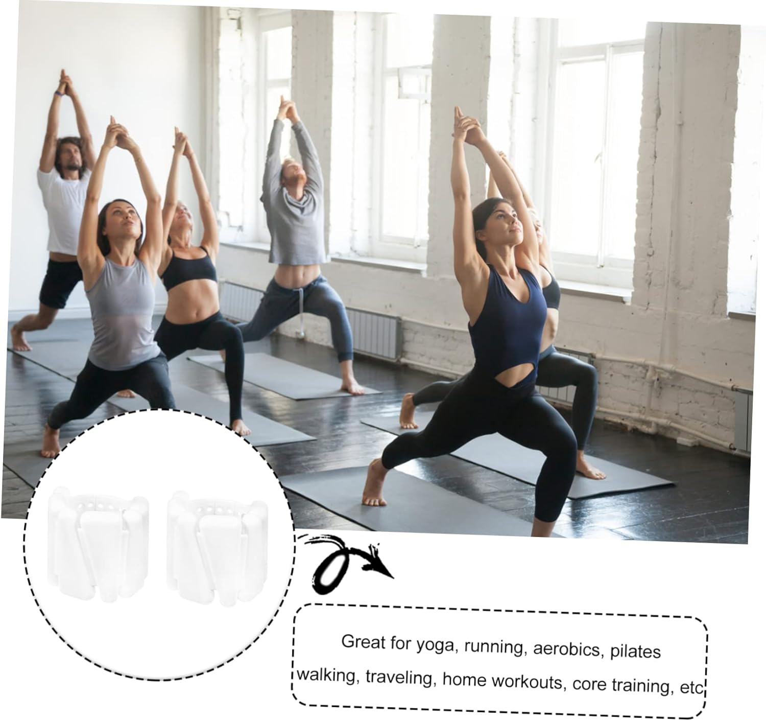 1 Pair Weighted Silicone Wrist Weight Wrist Strap Wristbands Tool Wristband Athletic Bracelet Silicone Bracelets Silicone Sport Rings Wrist Weights