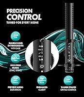 Vista 4 de Movo X1 Supercardioid Shotgun Microphone - Micrófono de cámara de 3.5mm/XLR/USB-C para DSLR, smartphones y computadoras - Micrófono de boom