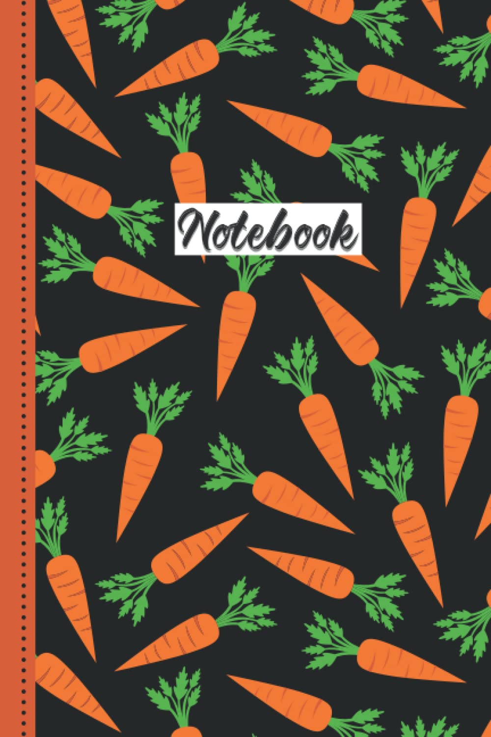 Carrot Notebook: Cute Baby Carrot Blank Lined Notebook: 110 Pages 6x9" Carrot Workbook For Teens Kids Students Girls For School College Writing Notes