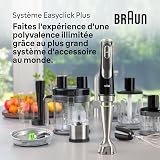 Braun MultiQuick 9 - Mixeur Plongeant 1200W avec Robot Culinaire XL Noir - 6