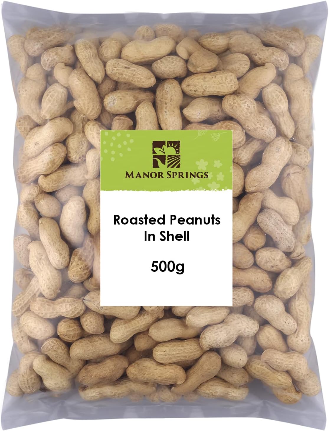 Roasted Peanuts in Shell (Monkey Nuts) 500g by Manor Springs