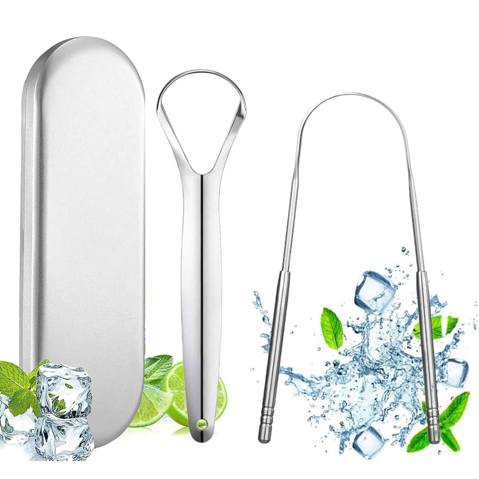 Sponsored Ad – Tongue Scraper,Stainless Steel Tongue Cleaner,Reusable Tongue Cleaner, Suitable For Adult And Child Oral Hygiene And Fresh Breath(3 Pack)