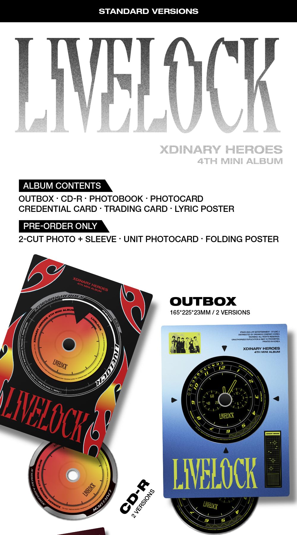 Amazon.com: Xdinary Heroes - 4th Mini Album Livelock CD