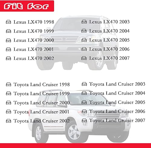 Miniatura 6 de Conjunto de motor de refuerzo de freno de bomba ABS compatible con Lexus GX460  GX470  LX570  LX450D Toyota 4Runner  FJ CruiserLand Cruiser