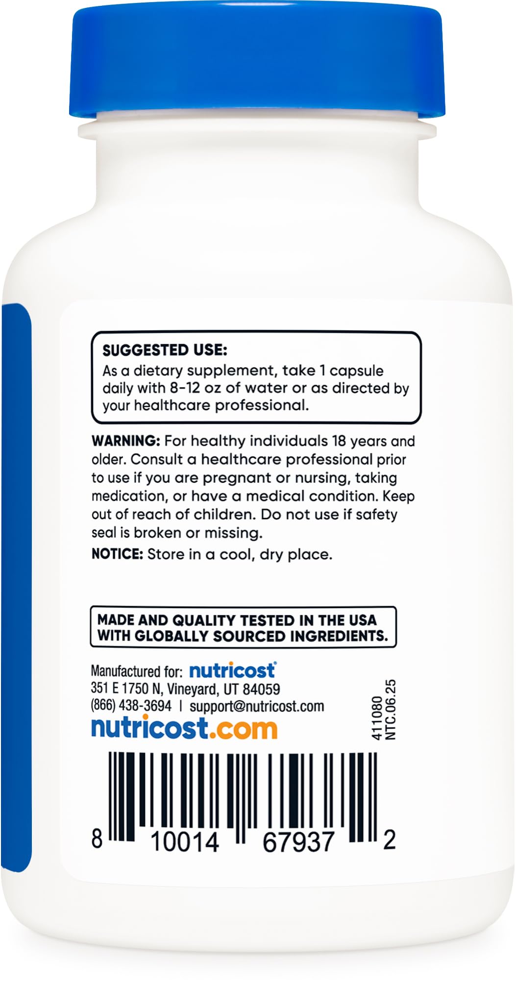 Amazon.com: Nutricost L-Theanine 200mg, 120 Capsules, Double Strength -  Non-GMO, Gluten Free : Health & Household
