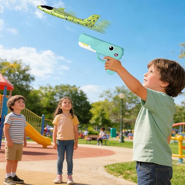 Planeur pour - 8 Pouces Dinosaure Volant | Planeur Avion pour - pour Sport Plein Air Camping Jardin Anniversaire Garçons Fille - 3