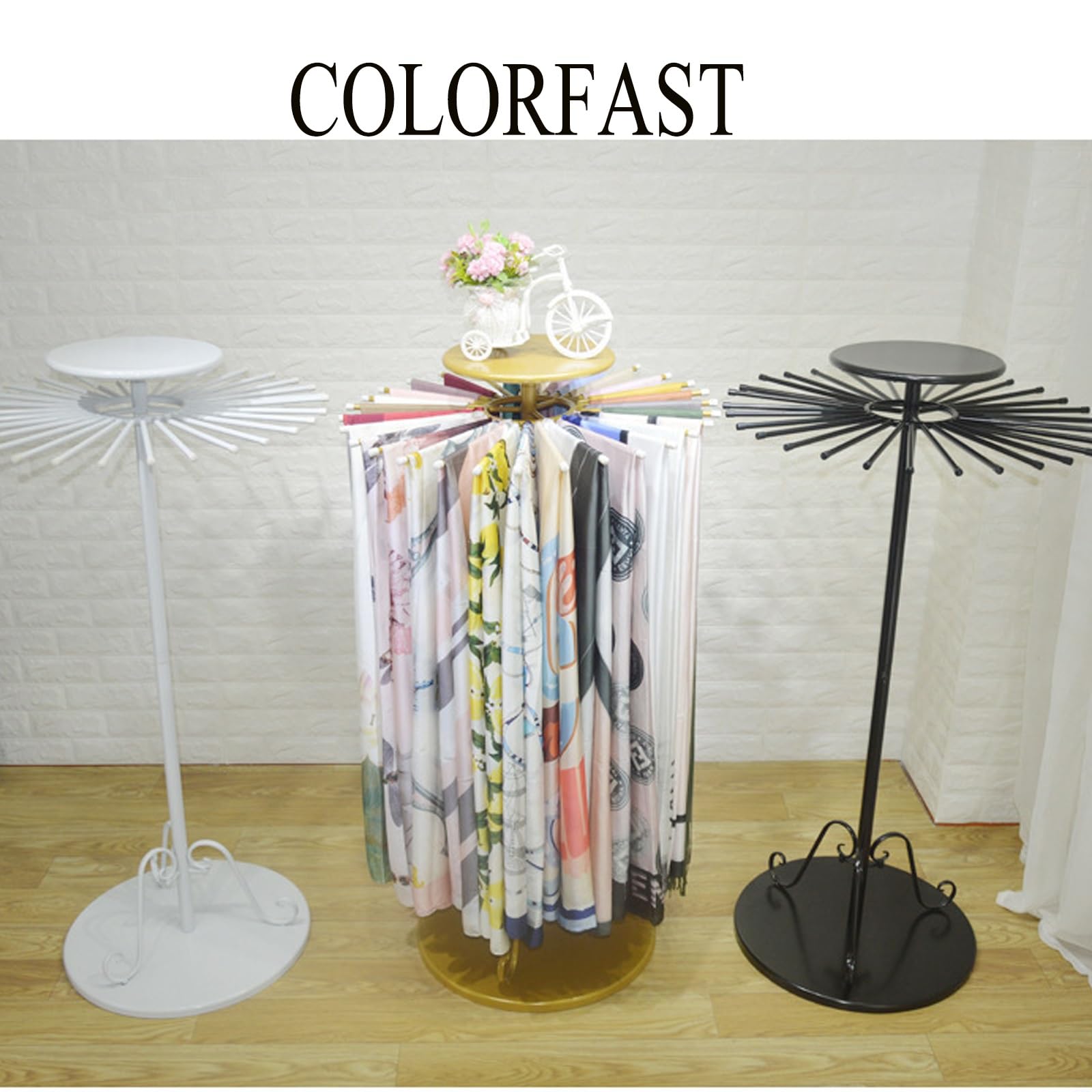 Spiral Schalständer Aus Metall - 30 Haken Für Schals, Krawatten & Mehr