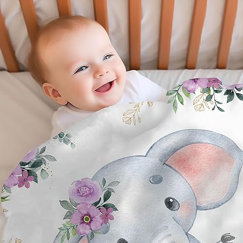 Vista 51 de Hyturtle Mantas de bebé personalizadas para niñas, mantas de bebé personalizadas para niñas, manta de bebé rosa floral, el mejor regalo para bebé