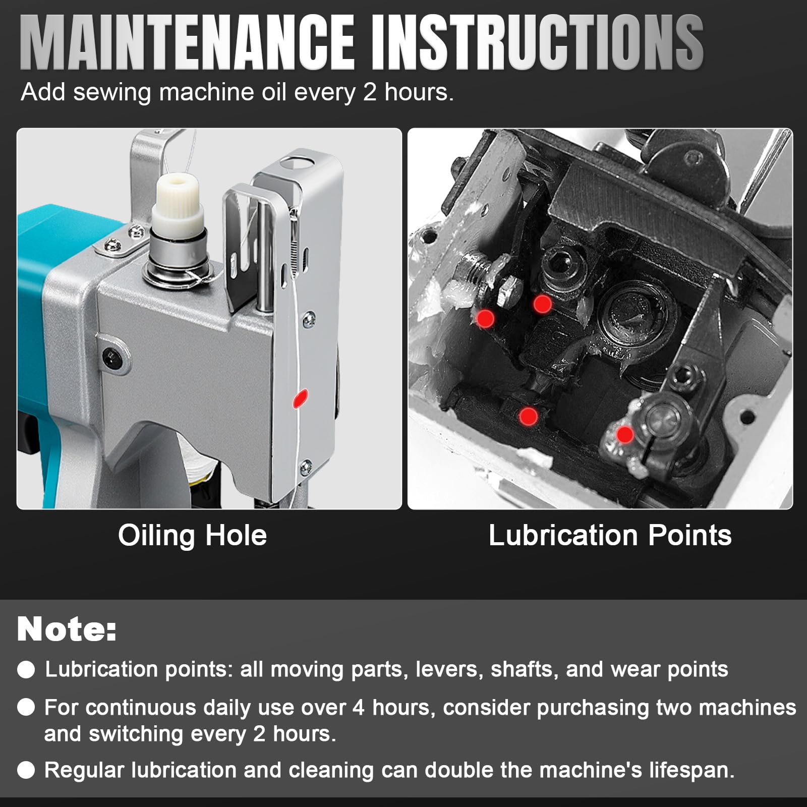 Makita 18 V batería, máquina de coser de bolsillo máquina de coser eléctrica para telas, papel, arena, yute y grano