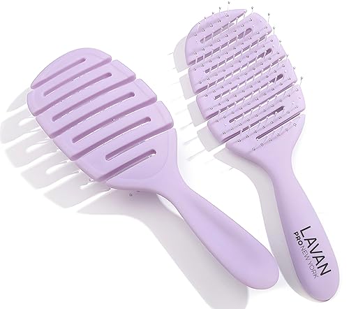 Miniatura 8 de Flex Cepillo desenredante para el cabello (morado)