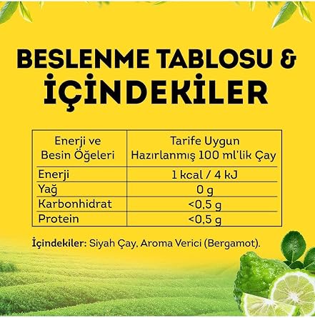 Lipton Eastern Black Sea Bergamot Flavored Bulk Tea 1000 gr x 3 Pieces
