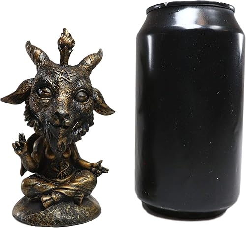 Miniatura 6 de Ebros Caprichosa Cabra Sabática de Mendes Samael Lilith Baphomet Bobblehead Figurine LaVeyan Baphomet Adoración El Caduceo Símbolo Bobble Heads