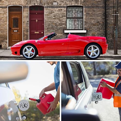 Miniatura 10 de Divertidas calcomanías para automóvil calcomanía de alto consumo de gas calcomanía vacía para automóvil calcomanía de vinilo para tanque de