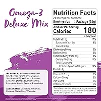 Vista 23 de Mezcla de nueces Nature's Garden, con omega-3, de lujo, 26 onzas