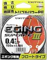 【SALE】4点セット定価¥54.700 UNITIKA ユニチカPEライン キャスラインエギングスーパーPEIII X8｜エギング｜製品紹介