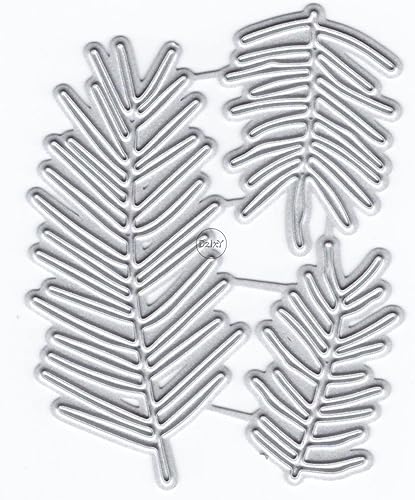 DzIxY Hojas decorativas troqueles de corte de metal para kit de fabricación de tarjetas, troqueles de papel en relieve, plantillas de máquina de