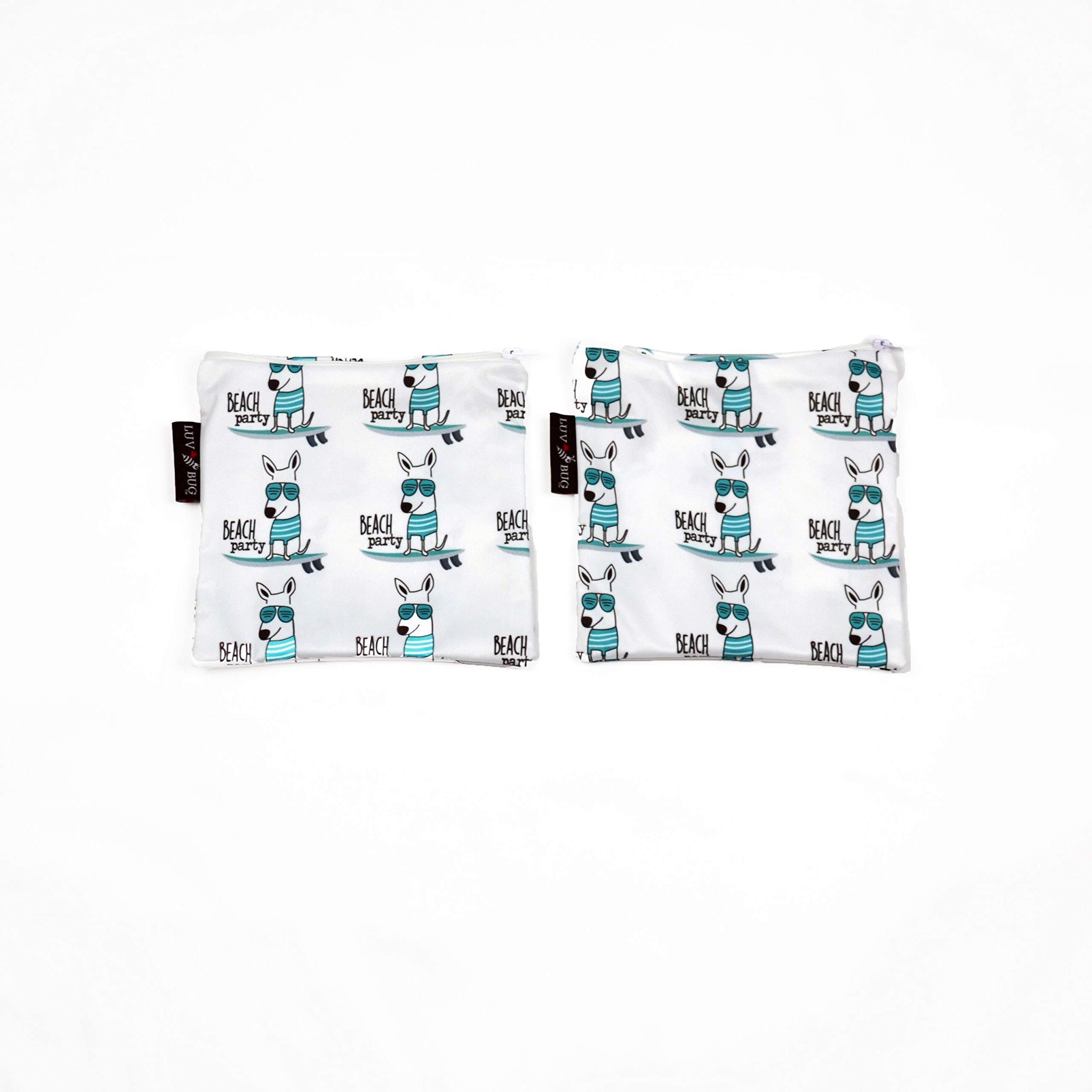 Luv Bug CoLuv Bug Reusable Snack Bag (2 Pack), Dogs