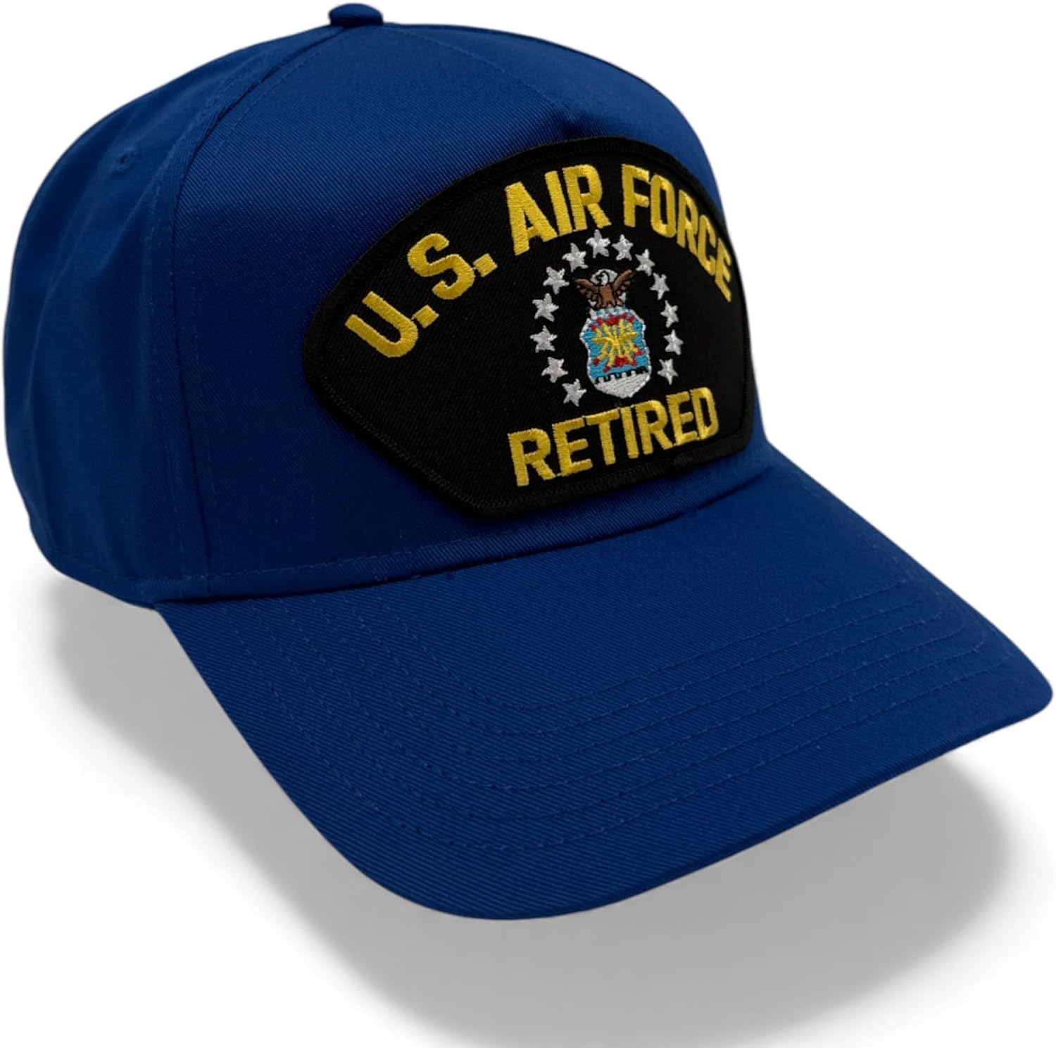 US Air Force Veteran Patch Retired Adjustable Baseball Cap