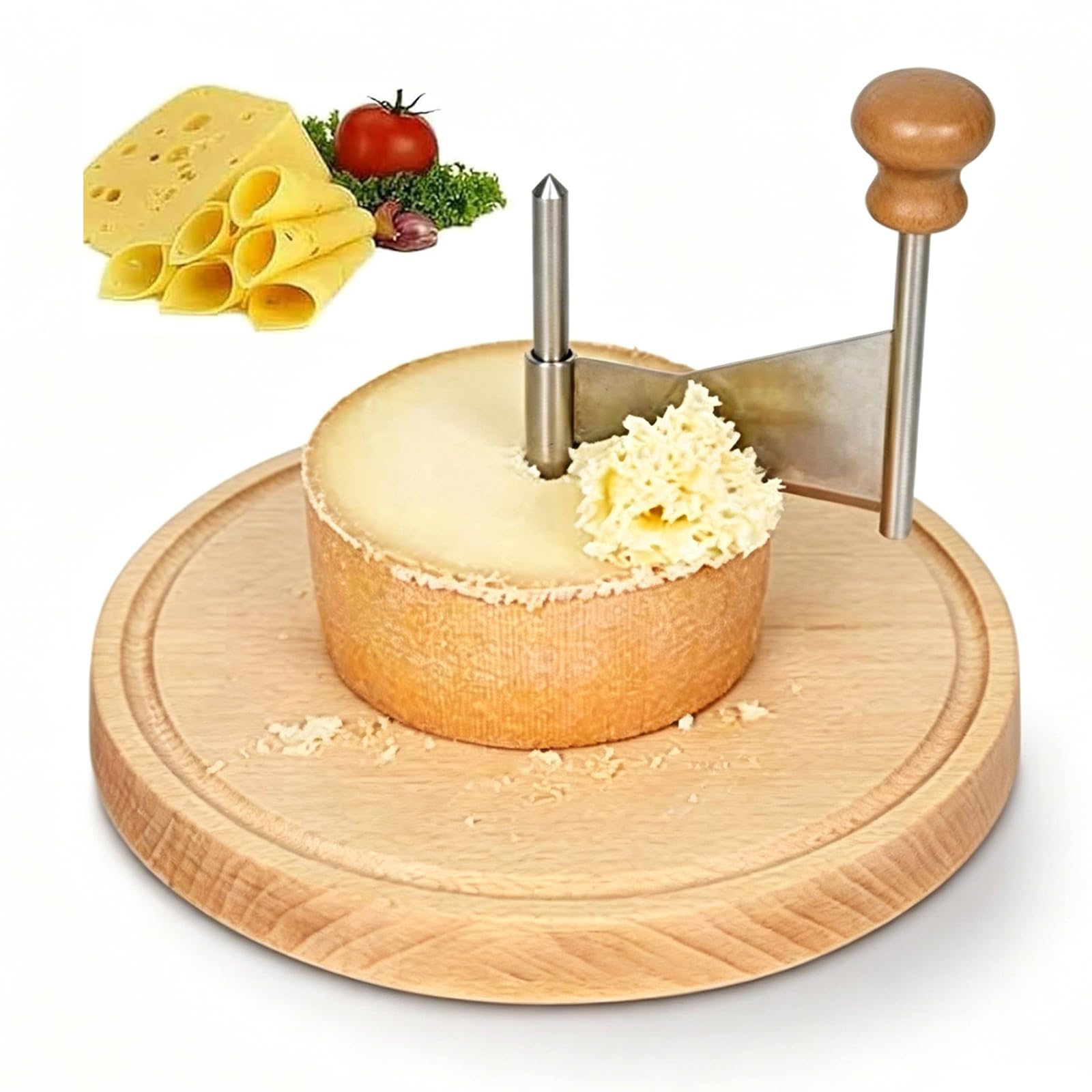 Roue à fromage en bois pour vos soirées et apéritifs