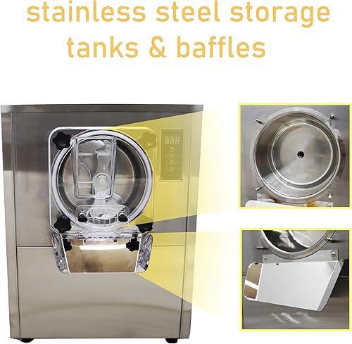 Miniatura 4 de Rendimiento completamente automático comercial de escritorio de la máquina de helado duro alto