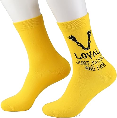 Vista 4 de TOBGBE Calcetines inspirados en HP Witch Wizard Potter, regalos de Potter Merch Bookish Gift Wizardry Socks