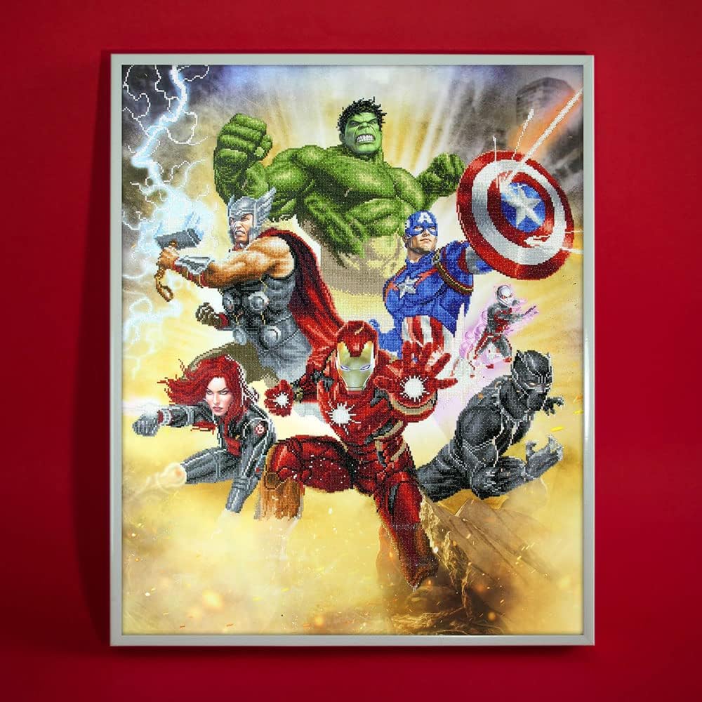Diamond Dotz Spiderman Marvel Diamond Painting Kits for Adults - Diamond Art Kits a Relaxing Creative Craft Kit with Dotz Gems 11"x11"