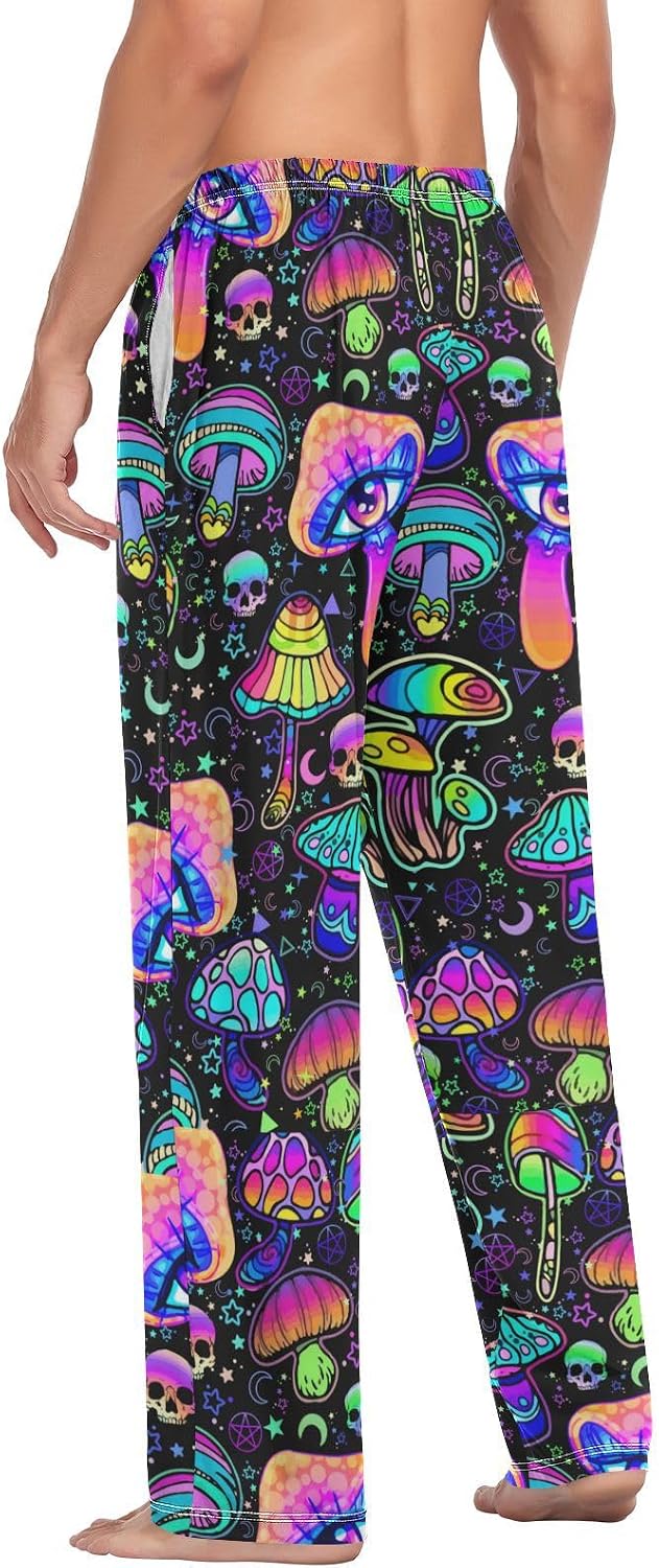 JUDIAN English Bulldog Men's Pajama Bottoms Soft Sleep Pant image 5