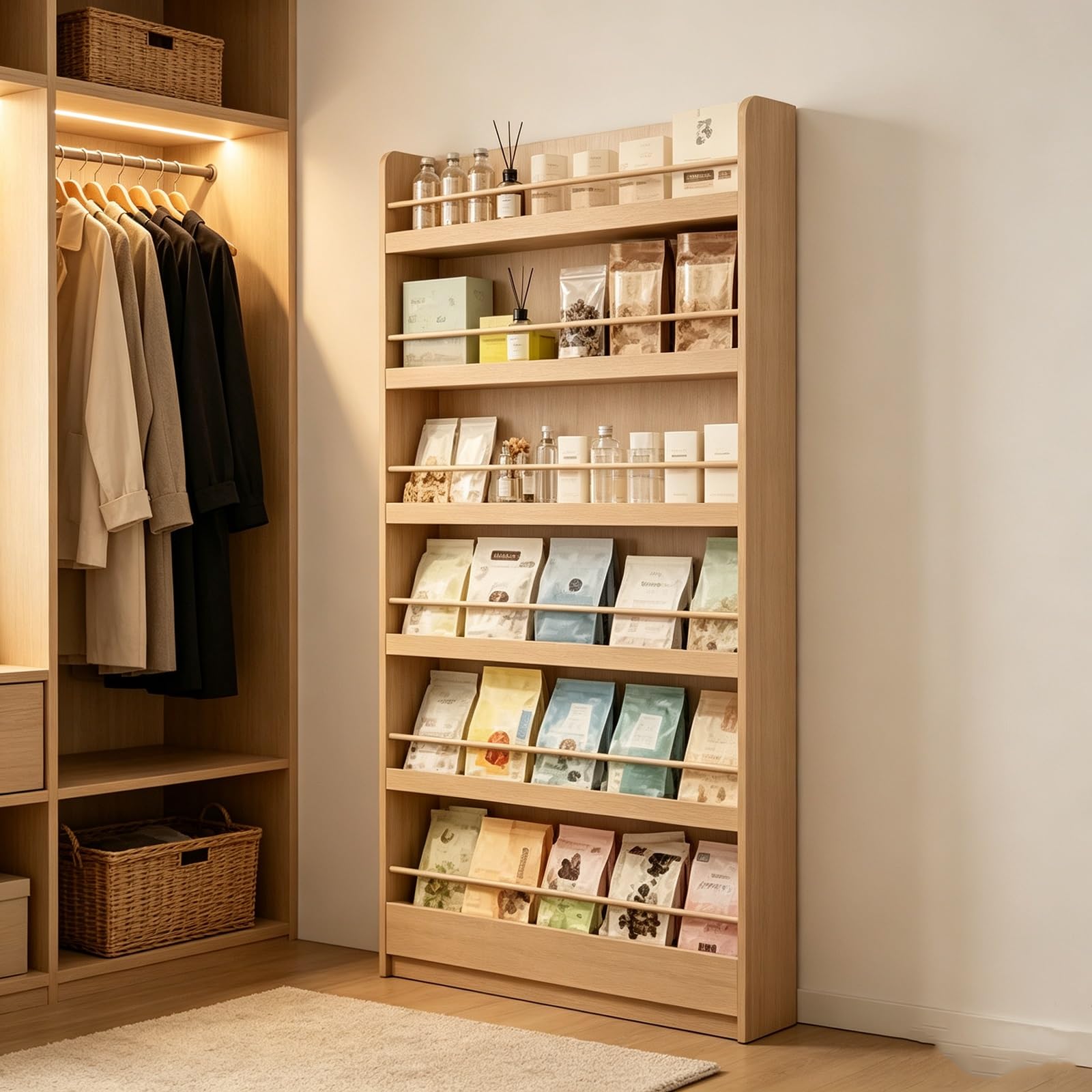LCNDKF Display Rack for Retail Packaged Goods