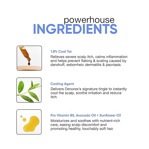 Miniatura 5 de Denorex Advanced Relief - Champú y acondicionador 2 en 1 contra la picazón severa  1.8% de alquitrán de hulla  Alivia la irritación del cuero