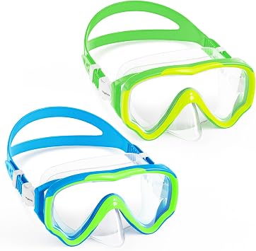 VegoVia Kids Swim Goggles with Nose Cover Swim Mask