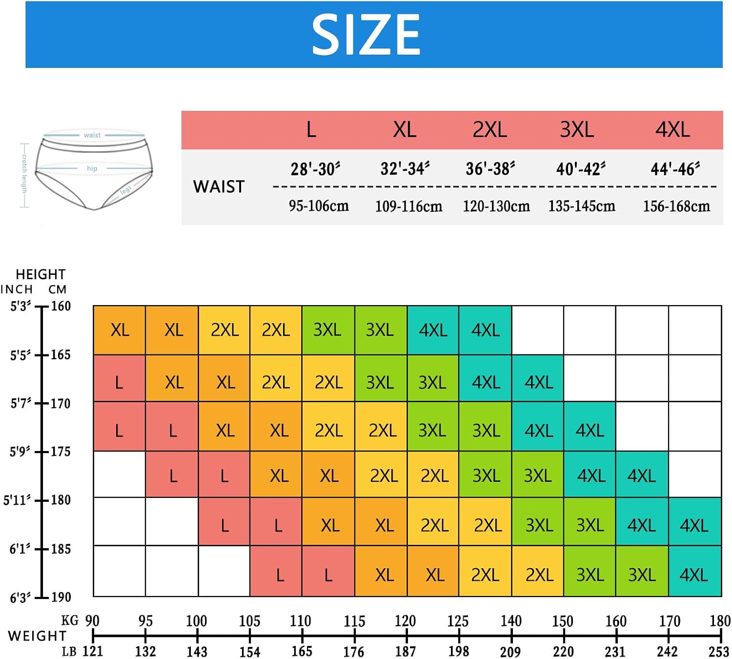 Pocket Pantie for Women, Period Underwear with Secret Pocket Briefs