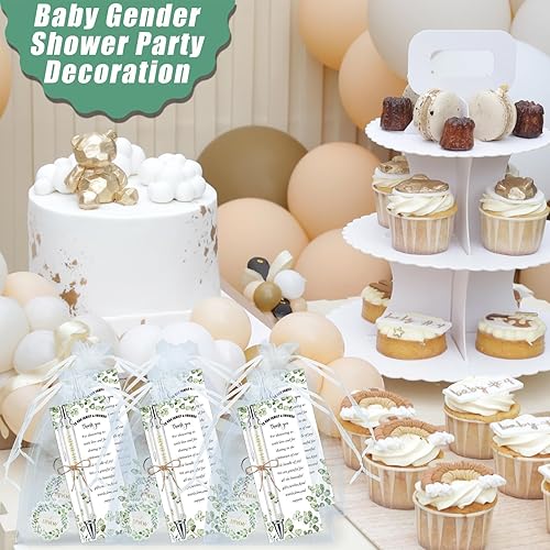 Miniatura 5 de EYNDYN 145 piezas de regalos de baby shower para invitados, bolígrafos y llaveros para baby shower, regalos a granel, bolígrafos retráctiles para