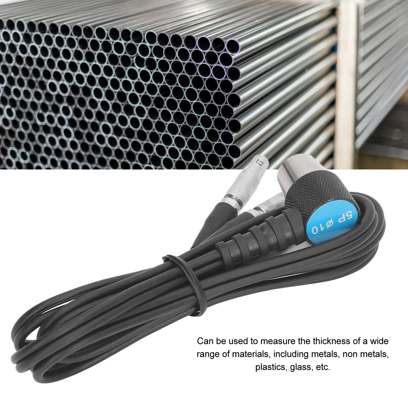 Probador de rugosidad de superficie, sonda ultrasónica de calibre de grosor, probador de transductor estándar, sonda de repuesto para monitor ultrasónico estándar