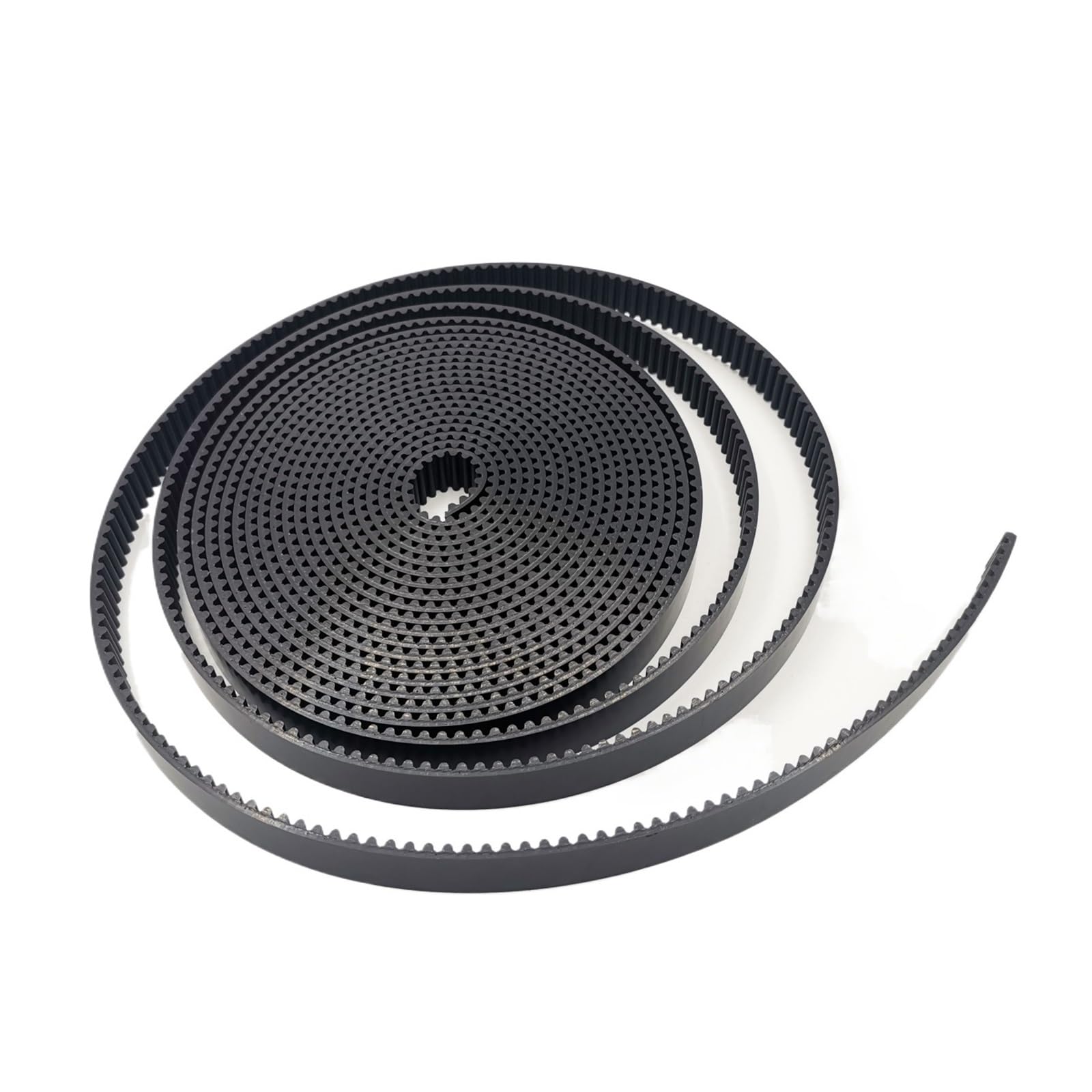 Courroie synchrone 5M en polyuréthane noir ouverte de 2 mètres avec largeur 25mm