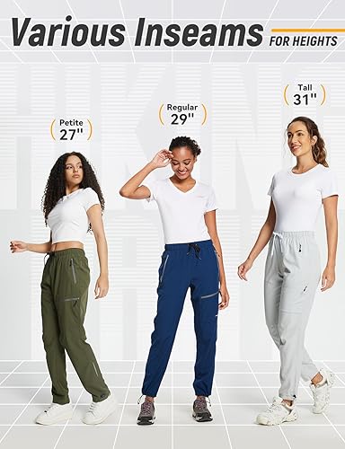 Miniatura 7 de BALEAF - Leggings tipo capri para mujer, con bolsillos, cintura alta, longitud hasta la rodilla, elásticos, pantalones casuales de yoga
