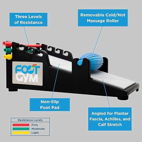 Miniatura 2 de ayuda a prevenir fascitis plantar, tendinitis de Aquiles y periostitis e incluye un rodillo de masaje de recuperación fríocalor.