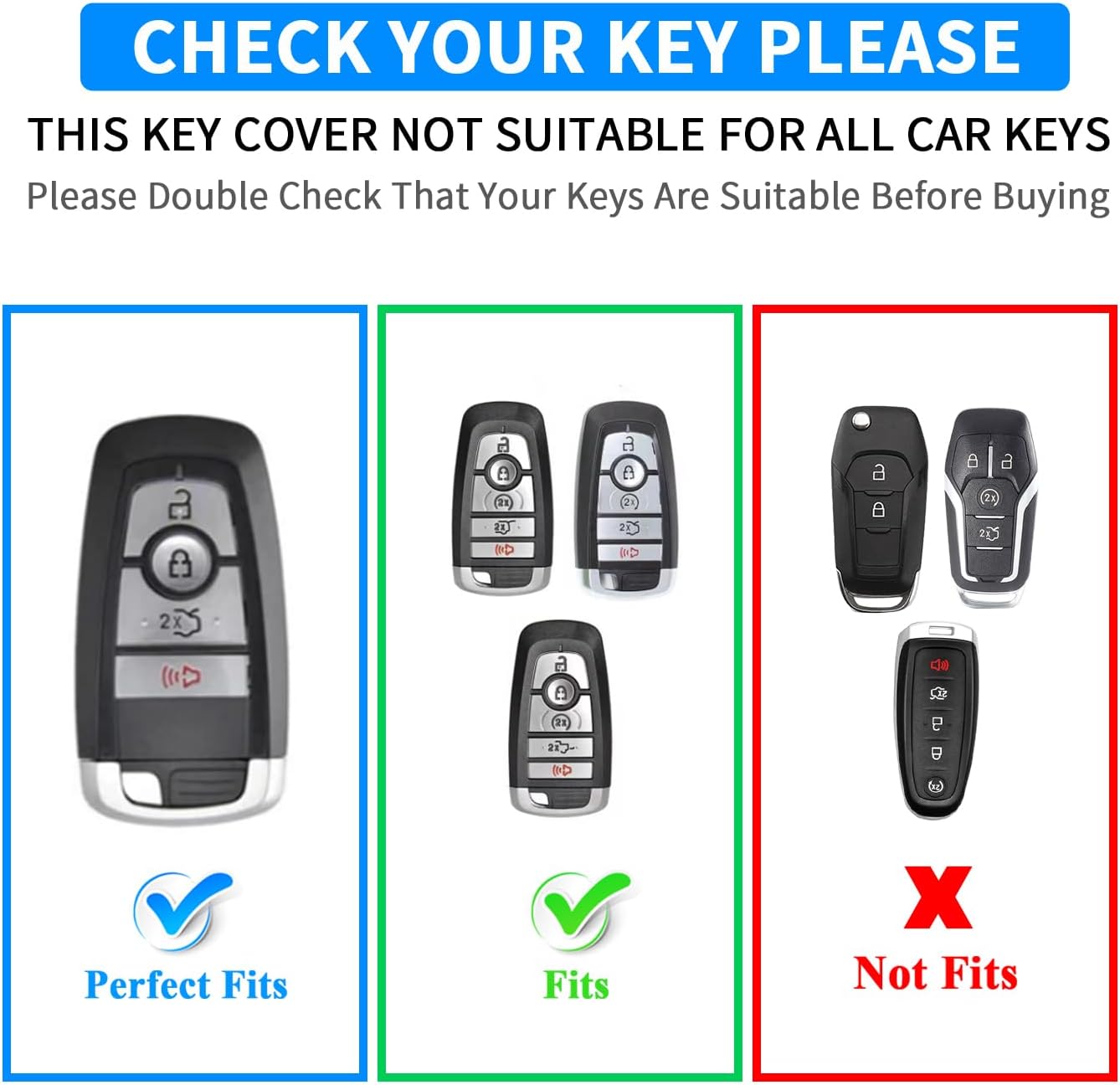 QBUC for Ford Key Fob Cover, Soft TPU Full Protection Key Fob Case Compatible with Ford F-150 2018-2024 Fusion Mustang Expedition Escape Edge Explorer Bronco Ranger Accessories (4 Buttons,Pink)