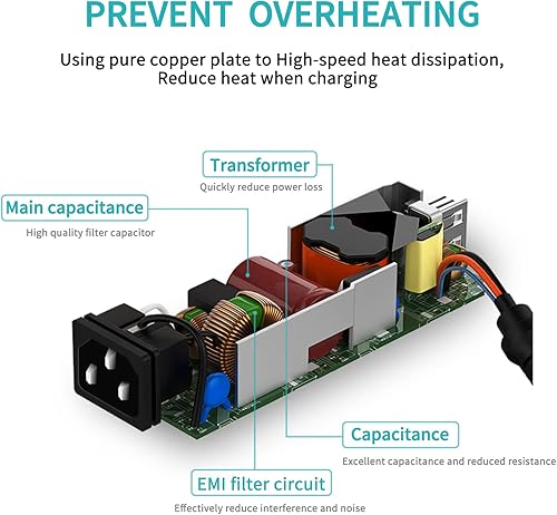 Miniatura 7 de Cargador de portátil de 180 W CA para ASUS Rog Zephyrus GA502D GA502DU GA502IU GA401I GA401I GA401II GA401IV, cargador de juegos de computadora de