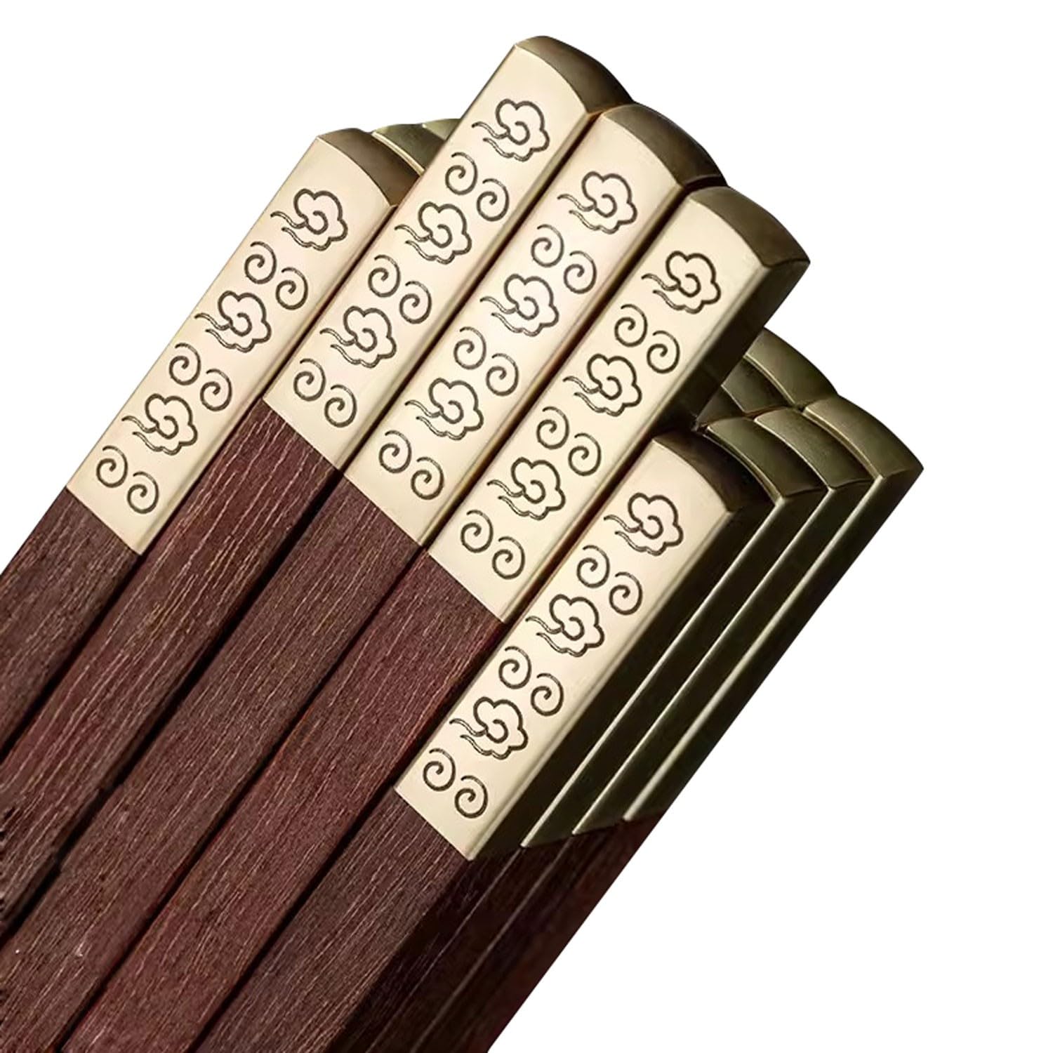 Bacchette Bacchette Bacchette di Legno 10 Doppie Bacchette in scatole Regalo riutilizzabili per Utilizzare Le Bacchette Come Regalo Aziendale(N 25cm)