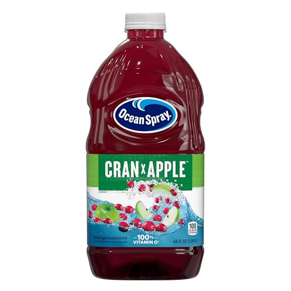 Ocean Spray® Cranberry Juice Cocktail with Calcium, 64 Fl Oz Bottle (Pack of 8)