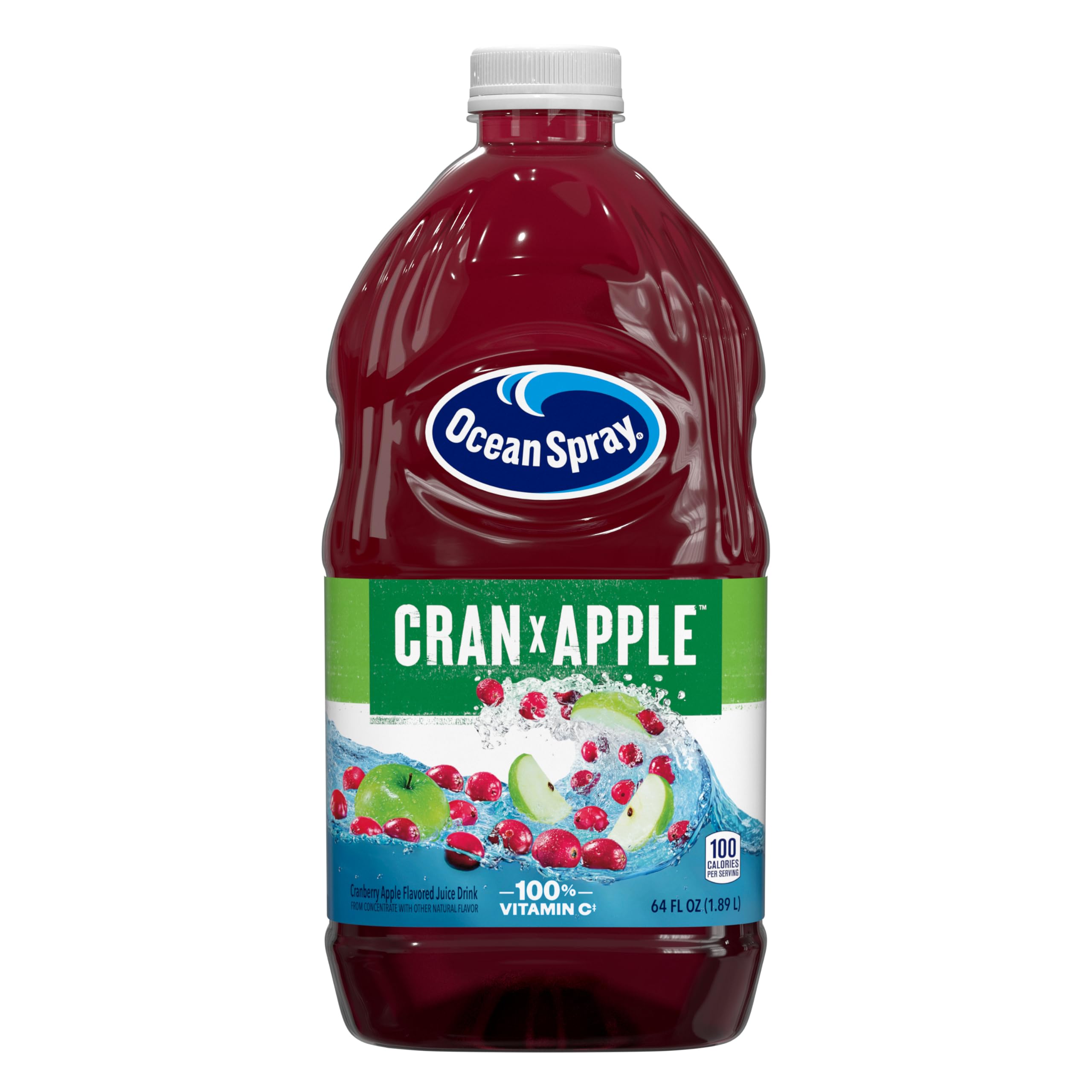 Ocean Spray® Cran-Apple™ Cranberry Apple Juice Drink, 64 Fl Oz Bottle