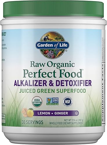 Miniatura 2 de Garden of Life Alcalizador y desintoxicante orgánico crudo y desintoxicante en polvo de superalimento en polvo y proteína vegana en polvo - Batidos