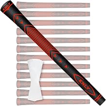 KNLY Golf Grips 13-Pack High-Performance | All-Weather Anti-Slip Rubber for High Traction & High Feedback Golf Club Grips | Includes 15 Tapes or Complete Repair Kit.