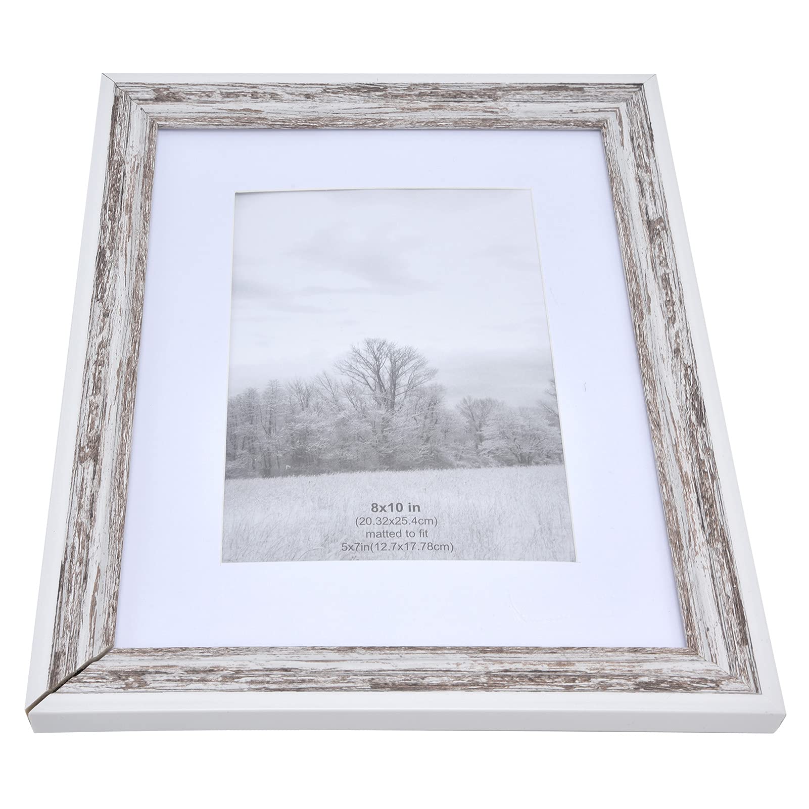 Cadre photo gris doré léger en mousse 29x24 cm pour exposition facile sans verre