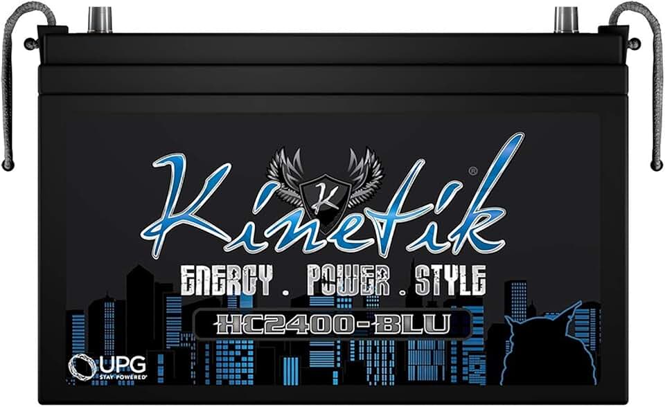 Kinetik HC2400-BLU 2400 Watt Power Cell Replacement Battery for Starting/Racing Battery/Power Cell
