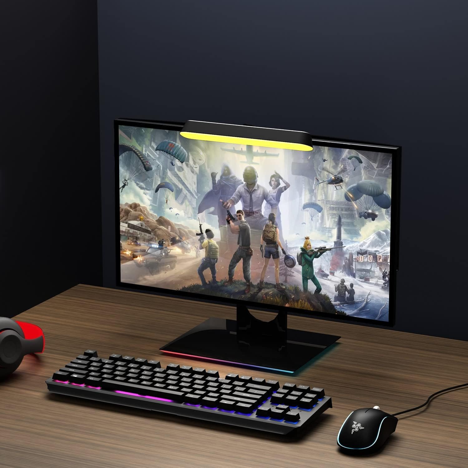Smart Tischlampe 2 Pack mit WiFi APP Control Kompatibel mit Alexa und Google Einstellbare Weiß und RGB Farben Musik Sync USB Nachttischlampe-Perfekt für Schlafzimmer, Gaming, Raumbeleuchtung
